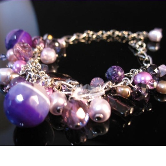 Lavender bubble bracelet© necklace 3 in 1 - Picture 2 of 8